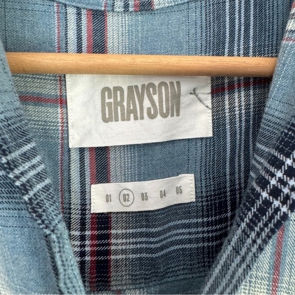 Grayson The Hero Cotton Plaid Button Down Shirt - Picture 2 of 6